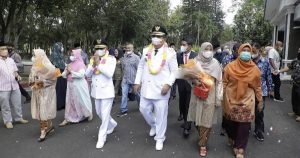 Upah-upah dan Tepung Tawar Warnai Syukuran Pelantikan Bupati dan Wabup Asahan