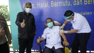 Legislatif-Eksekutif Sukseskan Pencanangan Vaksinasi Covid-19