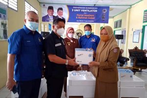 Partai Nasdem dan Rachmat Gobel Sumbang 3 Ventilator di Rumah Sakit Toto Kabila Bone Bolango