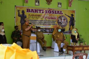 812 Keluarga di Gorontalo Utara Menerima Bantuan Bakti Sosial NKRI Peduli