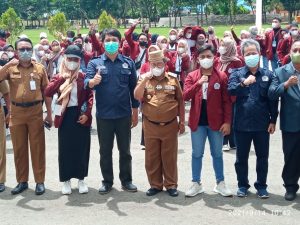 Ratusan Mahasiswa KKN UNG Diterima oleh Bupati Gorontalo Utara